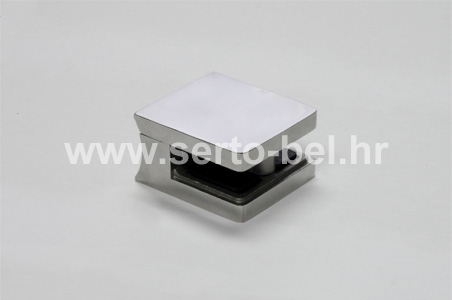 Stainless steel (inox) glass clamps - B10F