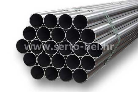 Stainless steel (inox) welded round tubes